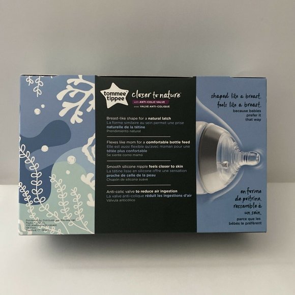 Tommee Tippee Colour My World 9oz Baby Bottle 0m+ Slow Flow 3 Pack - Picture 4 of 5